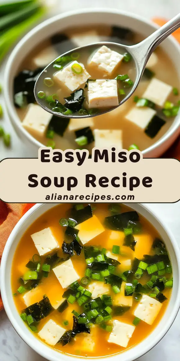 Miso soup easy recipe beginner friendly with tofu and wakame in spoon perfect for learning