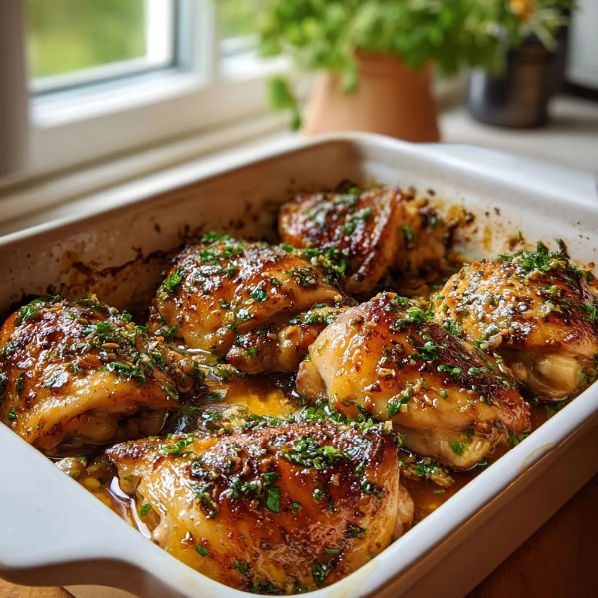 Easy Baked Chicken Thighs Recipe-image
