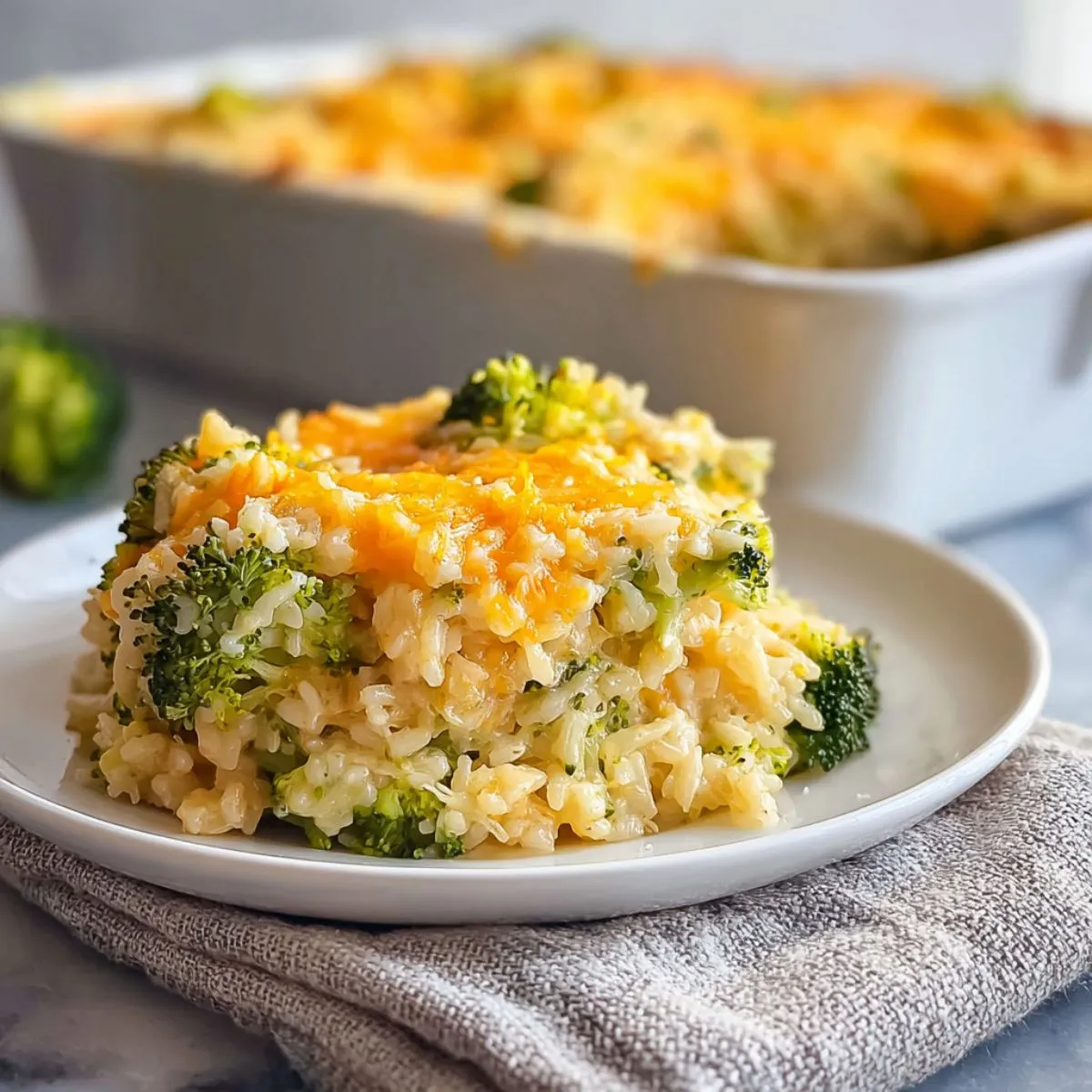 This golden broccoli rice casserole creates the perfect bubbling comfort food with tender rice and vibrant green broccoli. Ready in just 30 minutes with simple pantry ingredients that transform into pure magic! Perfect for family dinners, potluck gatherings, or when you need that cheesy casserole satisfaction. You'll love how this broccoli cheese rice casserole delivers restaurant-quality results with minimal effort. Save this golden comfort food recipe and serve it warm from the oven!