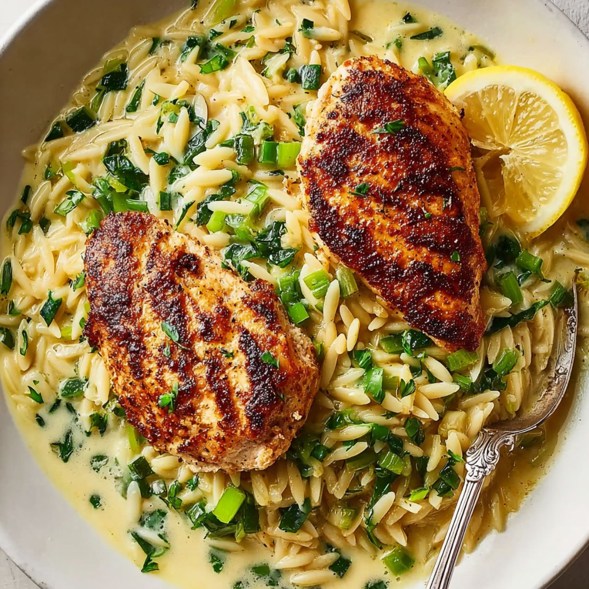 Chicken piccata golden seared cutlets with creamy lemon caper sauce served over pasta