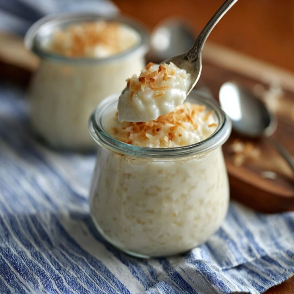 Creamy Coconut Rice Pudding - Easy 30-Minute Dessert