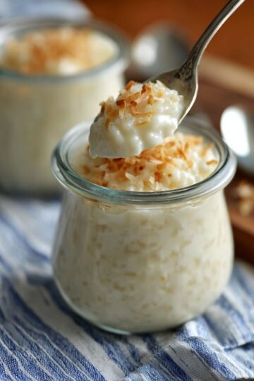 coconut rice pudding